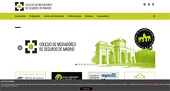 Desktop Screenshot of mediadoresdesegurosdemadrid.com